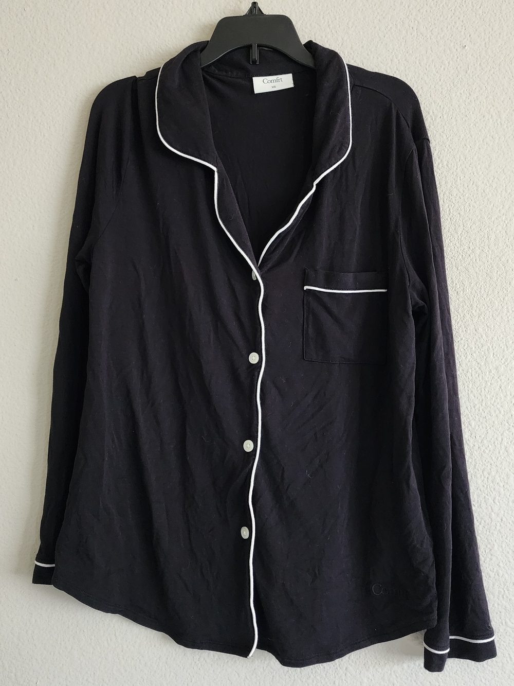 Comfrt Luna Lounge Pajama Set - Black - Size XS - Picture 11 of 11